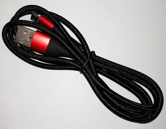 Cable micro USB de aliexpress